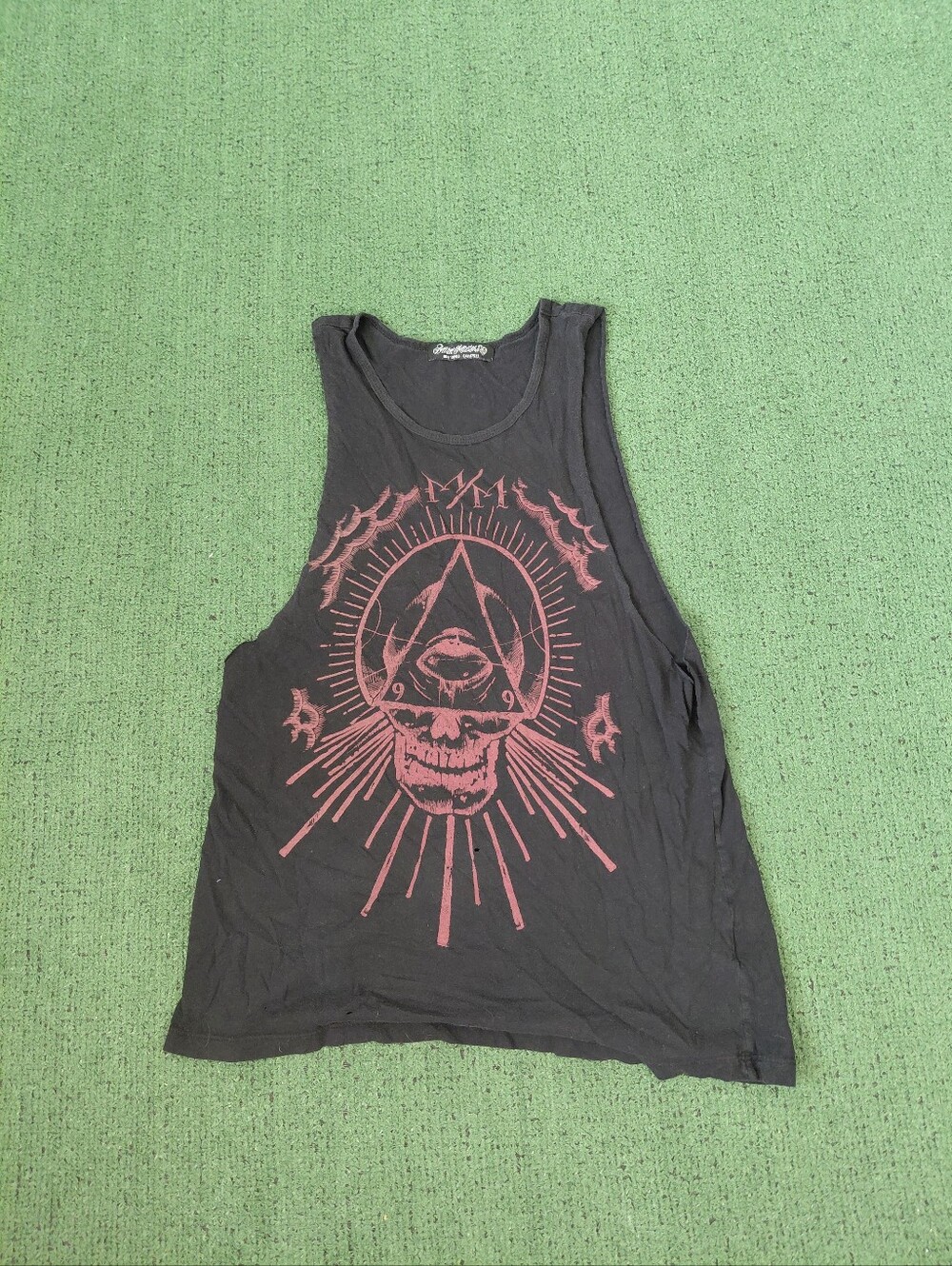 Metal Mulisha "Mystical Meaning" Skull All Seeing Eye Music Goth Grunge Black Un
